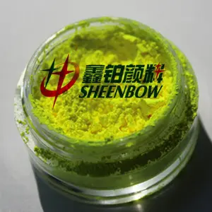 Shenbow霓虹灯粉末涂料荧光霓虹灯彩色颜料用于树脂肥皂制作