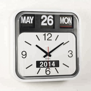 A00AF621 Horloge murale <span class=keywords><strong>calendrier</strong></span> à rabat automatique de grande taille - Product Image 2