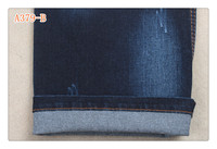Tissu en denim tricoté sergé teint en fil indigo extensible pour jeans