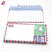 Nouveau style 115x225mm 80 Gsm épaisseur enveloppe de courrier aérien avec autocollant d'étanchéité