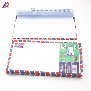 Nouveau style 115x225mm 80 Gsm épaisseur enveloppe de courrier <span class=keywords><strong>a</strong></span>érien avec autocollant d'étanchéité - Product Image 5