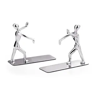 Abi Heavy Duty Thép Không Gỉ Người Đàn Ông Bookends