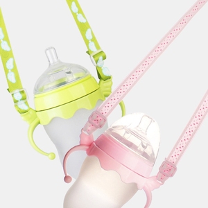 Manici in Plastica per <span class=keywords><strong>Biberon</strong></span> con Cinturino Anti-smarrimento, Impugnatura a Forma di Ali d'Angelo - Product Image 2