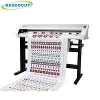 Máquina de corte automático de pegatinas de vinilo, trazador con Sensor óptico de 1300mm de ancho, cortador de contorno impreso