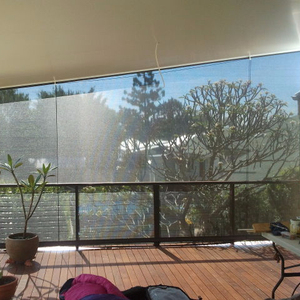 Stores roulants horizontaux transparents, filtrants de lumière, pour l'extérieur - Product Image 2