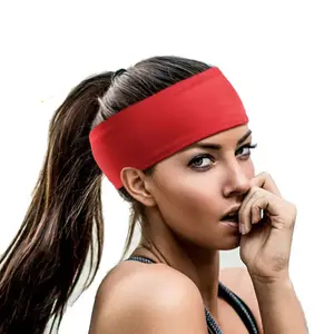 adult exercise running workout sports hair bands elastic non slip custom yoga headband