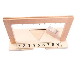 Juguetes Educativos Montessori de Madera de Alta Calidad, Material Didáctico de Matemáticas Montessori, Soporte para Escaleras de Cuentas de Colores - Product Image 3