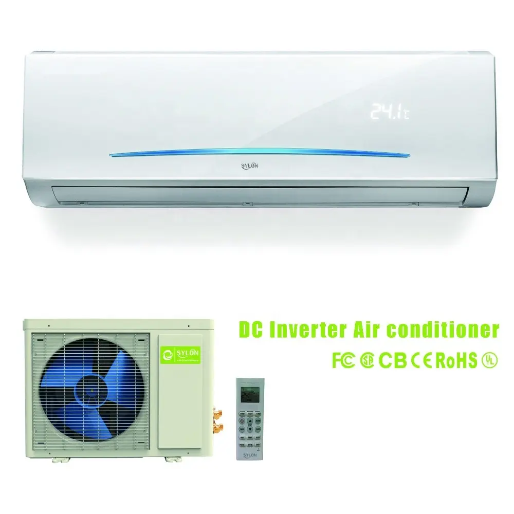 Automatico pulito e asciutto generale casa commerciale ac calore di raffreddamento inverter split condizionatore d'aria