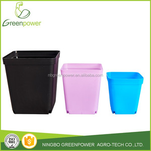 Mini Vuông Chậu Hoa Nhựa Thân Thiện Với Môi Bền Với Hệ Thống Thoát Nước Lỗ Cho Làm Vườn Ươm Và Cây Cảnh Trồng - Product Image 4