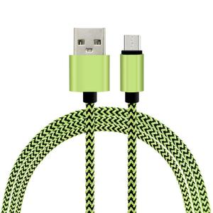 Đầy Màu Sắc Mới 1M Vải Nylon Bện Micro USB Cable Đối Với Samsung Cho Blackberry Đối Với iPhone Vải Bện Dây USB sạc Cáp - Product Image 5