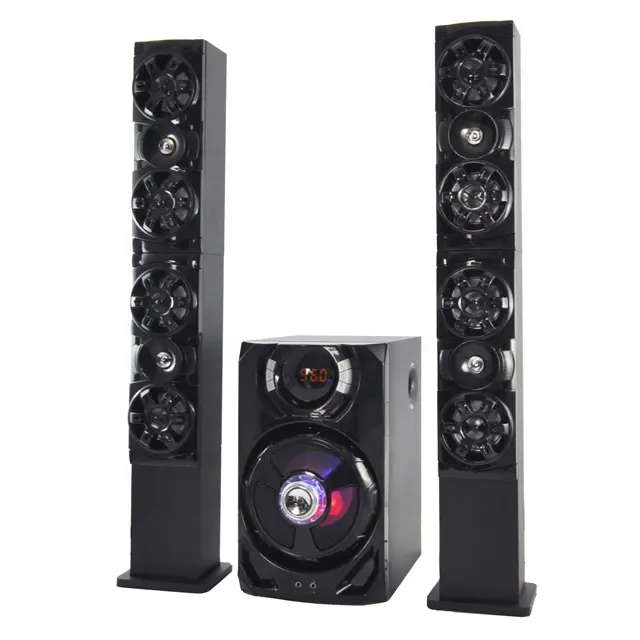 2.1 New design Stereo speaker Channel Home Theatre System with FM, Bluetooth, USB, SD, Remote control