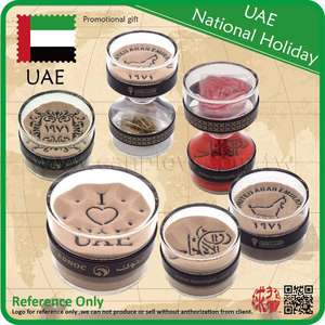 กระดาษทรายทรงกลมขนาด2.5นิ้วสุดสร้างสรรค์พลิกขึ้นเพื่อดูฉันรักรูปทราย Uae ของขวัญวันหยุดประจำชาติ Uae - Product Image 5