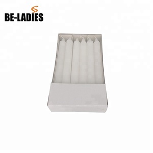 Fabricante de largo tiempo de tiempo cono palo de uso diario vela blanca - Product Image 5
