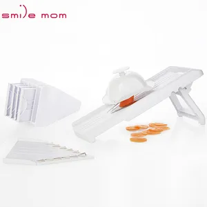 Smile mom 5 in 1 cucina pieghevole verdura spessa e sottile Julienne Mandoline affettatrice grattugia