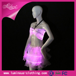 Ladies Sexy Club Wear Tops sujetador desgaste luminosa <span class=keywords><strong>ropa</strong></span> para el funcionamiento de la etapa y de la noche de eventos - Product Image 2