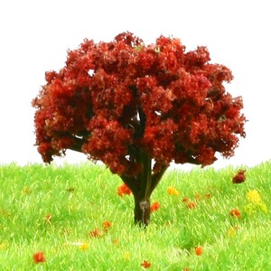 Árboles en Miniatura <span class=keywords><strong>para</strong></span> <span class=keywords><strong>Maquetas</strong></span> / Árboles Pequeños de Plástico <span class=keywords><strong>para</strong></span> Modelos Arquitectónicos de 4.5cm, Amarillo Claro, Diseño Europeo Ecológico - Product Image 5