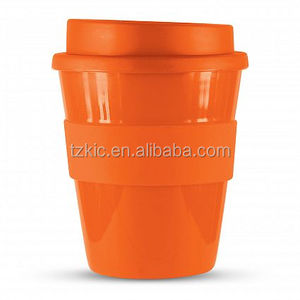 12Oz Ecoถ้วยกาแฟพร้อมฝาปิดสกรูสีเทา - Product Image 4
