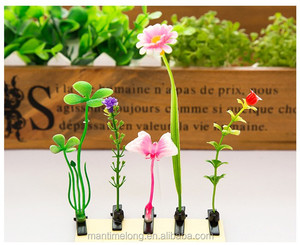 Spectacle drôle de germes de soja bobby épingle à cheveux fleur plante pinces à cheveux pour enfants filles femmes - Product Image 1