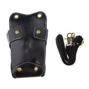 Sac de taille en cuir pour barbier outils de coiffeur salon de coiffure porte-ciseaux et peignes étui spécial pour pinces à cheveux - Product Image 2