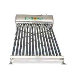 150L Best selling high efficiency vacuum glass tube compact thermosyphon solar water heater