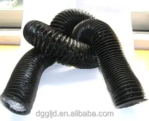 Tubo de escape flexível de pvc composto, tubo de escape de ventilação industrial