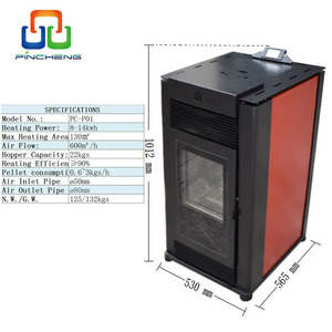 Langzame Verbranding High-Output Hydro Pelletkachel Met Watermantel - Product Image 6