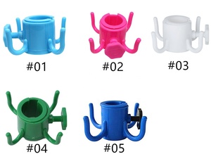 Support de mât de drapeau à 4 branches en plastique pour parasol de jardin ou de plage - Product Image 3