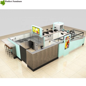 Quiosco de centro comercial <span class=keywords><strong>con</strong></span> Diseño de barra de zumo, ideas para cafetería, <span class=keywords><strong>leche</strong></span>, té, soporte de burbujas, nuevo - Product Image 1