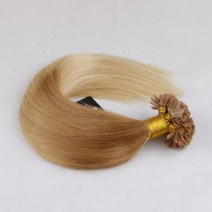 Pure fashion — Extension de <span class=keywords><strong>cheveux</strong></span> à Double pointe plate, mèches de qualité supérieure en kératine, 100% <span class=keywords><strong>cheveux</strong></span> humains, russe, blanc, blond - Product Image 4