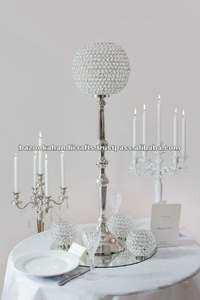 Bougeoir en boule de cristal en cristal, chandelier en cristal, porte-bougie en boule de cristal - Product Image 1