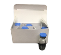 Boîtes d'emballage personnalisées pour flacons, en carton blanc, boîtes pour flacons de 10 ml avec séparateurs en papier