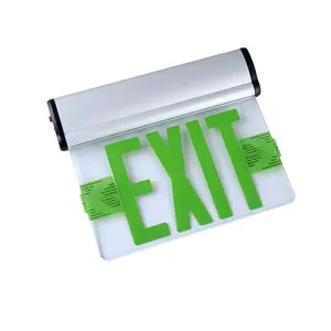 Made by FEITUO Export single face good quality green led exit sign