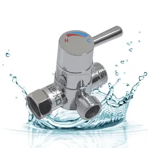 用于浴缸和淋浴的冷水和热水混合阀，用于坐浴盆喷雾器的 3 路进水阀