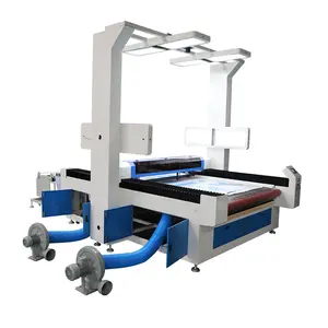 Máquina de corte a laser da câmera do bordado da fábrica computadores com o ccd