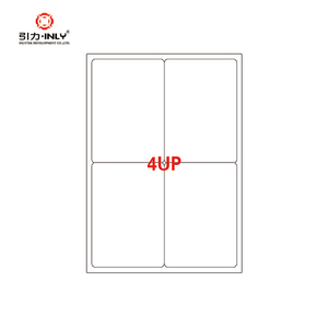 1up,2up,<span class=keywords><strong>4up</strong></span>,6up,8up,10up ฉลากเครื่องพิมพ์เลเซอร์อิงค์เจ็ท ฉลากจัดส่งขนาด A4 - Product Image 4