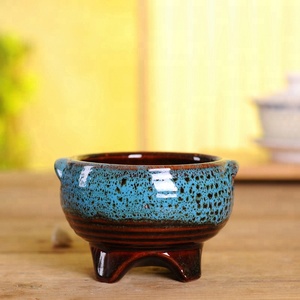Pots en céramique pour petits bonsaïs, design <span class=keywords><strong>original</strong></span>, nouveaux pots de fleurs de bureau, pots de fleurs décoratifs pour bureau et jardinières - Product Image 3