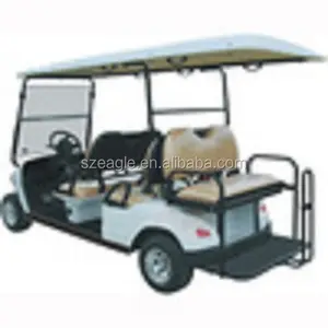 Carrinho de golfe de seis lugares, carro de golfe elétrico personalizado, eg2046ktamanho