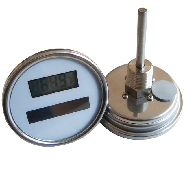 Industrial Digital Solar Bimetal Thermometer