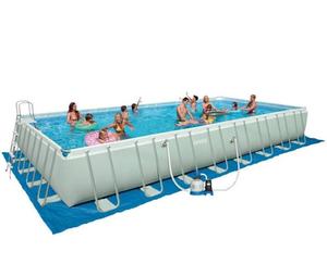 <span class=keywords><strong>INTEX</strong></span> 26372 32 'x 16' x 52 ''โครงเหล็กสระว่ายน้ำกลางแจ้งคุณภาพสูงเป็นพิเศษ - Product Image 2