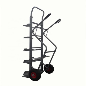 Carros plegables de acero para cubos de agua, camión de mano de carga de 200kg, cuatro ruedas, herramientas de botellas de agua de transporte personalizables OEM - Product Image 5