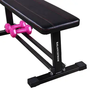 2018畅销廉价宁波运动健身钢架平重量训练凳带横杆1000磅卧推