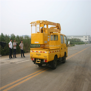 High Altitude Nền Tảng Công Việc 4X2 Chassis <span class=keywords><strong>10M</strong></span> Xe Tải Trên Không Cần Cẩu Với Giỏ Làm Việc - Product Image 4