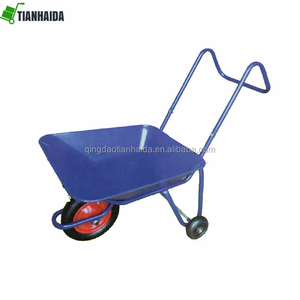 WB6010 चार पहिया व्हील बैरो स्टील संभाल तह टिपर ढोने 4 पहिया <span class=keywords><strong>Wheelbarrow</strong></span> - Product Image 4
