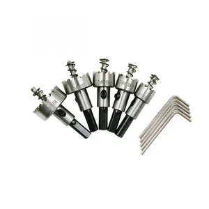 Chất Lượng Cao HSS Lỗ Mở Bit Nhôm Lỗ Mở Tấm Kim Loại Mũi Khoan 16-30Mm Gỗ Cắt Bit