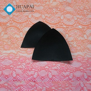 Huapai 094 OEM Pad in schiuma sottile <span class=keywords><strong>a</strong></span> <span class=keywords><strong>triangolo</strong></span> bianco per reggiseno Bikini e biancheria intima realizzata in spugna di poliestere - Product Image 5