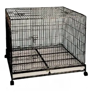 6003YUEDI 24''36 "chine noir finishwholesale roues cages à chien avec beaucoup de tailles