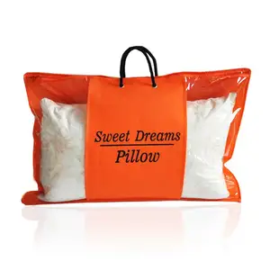 Promotion inflatable beach travel pvc plastic pillow bag