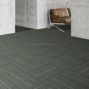 50x50 cm PP Olefina Pila de Lazo patrón de Franjas de Azulejo de la Alfombra, alfombra Modular - Product Image 2