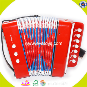 Venta al por mayor de alta calidad niños de juguete de madera acordeón profesional de los niños de piano de acordeón W07K006A - Product Image 2