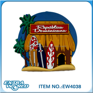 PVC imán de nevera recuerdo para turista República Dominicana - Product Image 1